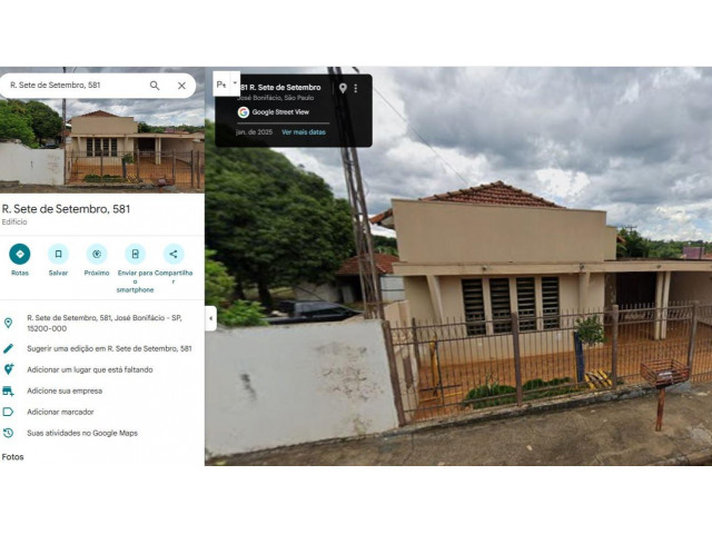 Terreno com casa construída - José Bonifácio/sp