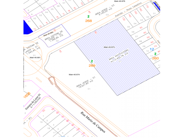 Terreno res. de classe alta c/ 12.452,78 m²- jaboticabal/sp