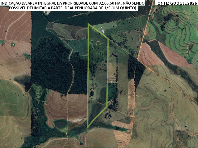 Parte ideal de 1/5 - sítio c/ 32,06,50ha - herculândia/sp