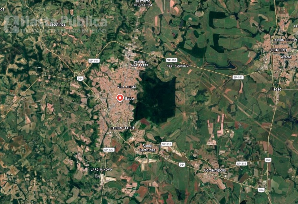 1.0 - imóvel rural área superficial de 5 alqueires - sítio canaã - rio claro/sp