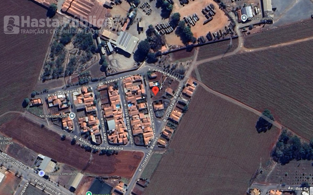 1.0 - terreno área total 200m² - jd arlindo ramos - santa cruz das palmeiras/sp