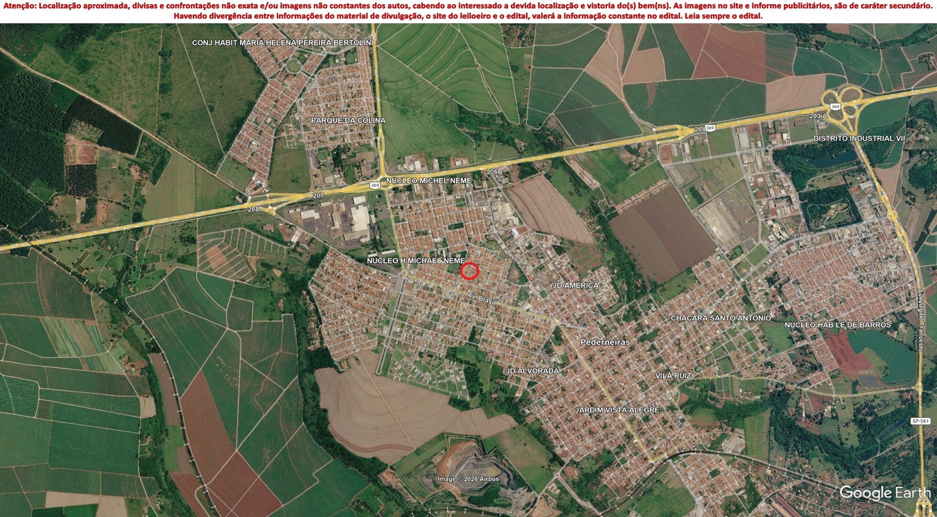 Lote 2.1 - direitos - imóvel c/ 319m² no jardim da palmeiras em pederneiras/sp
