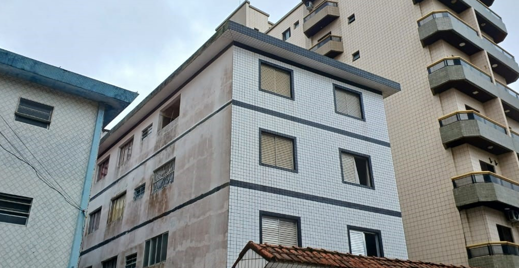 Apartamento com área privativa de 39,04 m² e 1 vaga de garagem - edifício residencial bom jardim, vila lobos, praia grande/sp