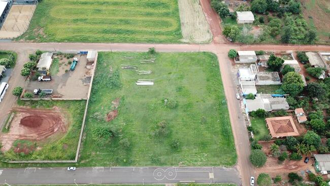 Lote terreno número 13b quadra 75a, 877,69 m², rua das gaivotas, residencial primavera, rosana/sp