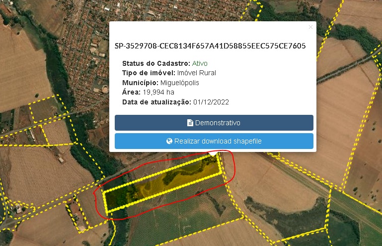 Parte ideal 1/3 – sítio 20,57 ha – fazenda lageado (córrego lageado) – miguelópolis/sp