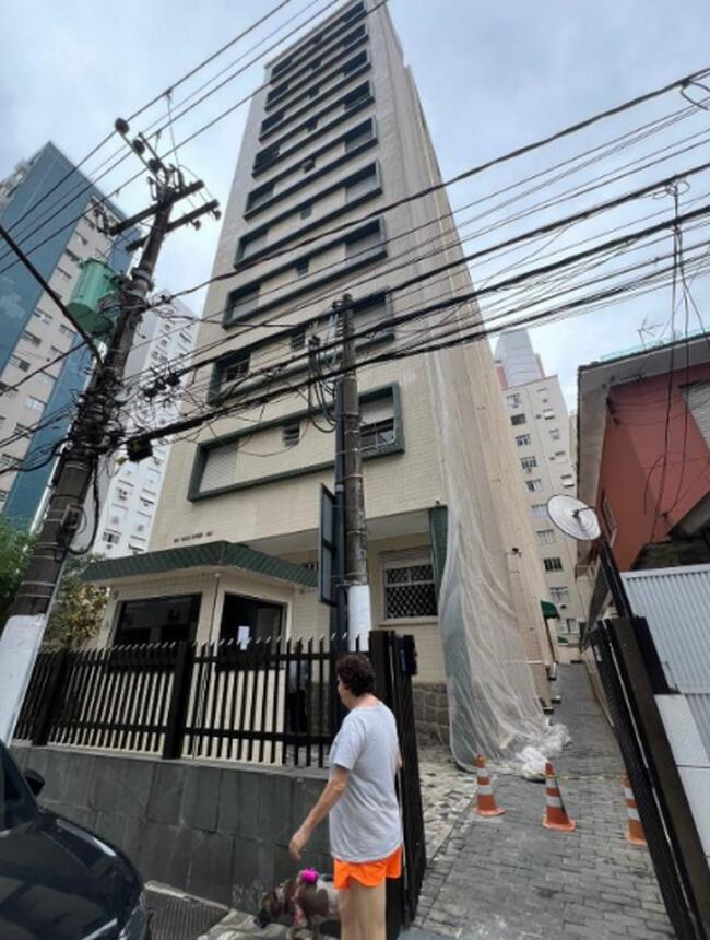 Apartamento 30,21m² - boqueirão, santos/sp