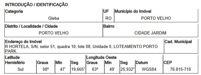 Cidade Jardim, Porto Velho, RO