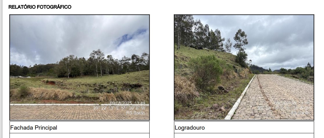 Terreno, Centro, Barao, RS
