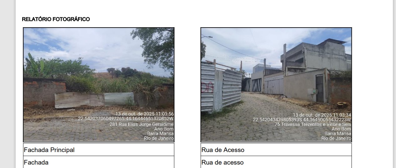Terreno, Ano Bom, Barra Mansa, RJ