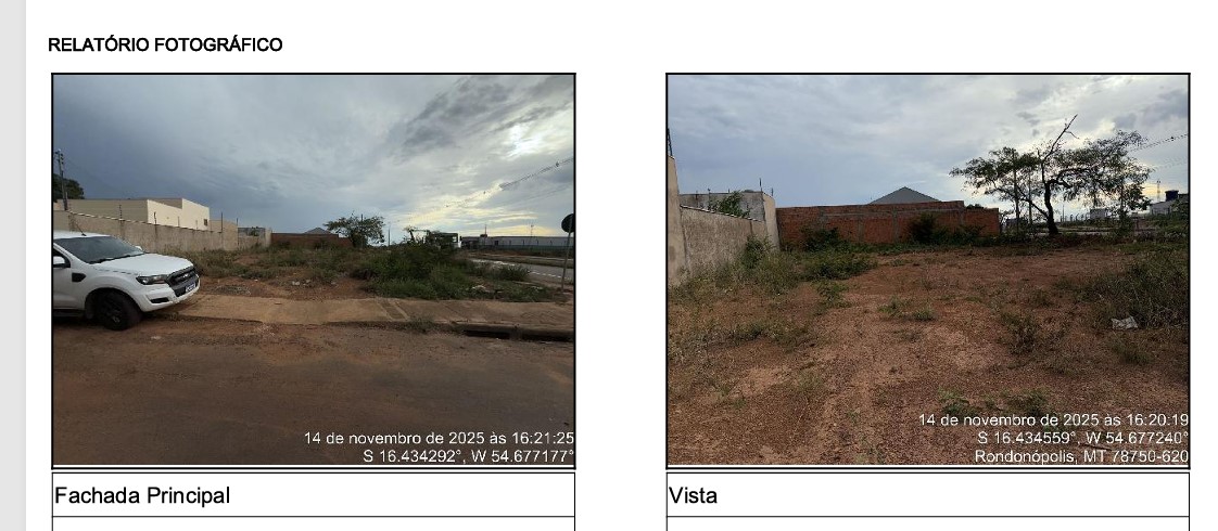 Terreno, Vila Rica, Rondonópolis, MT