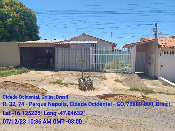 Casa, Parque Napolis B, Cidade Ocidental, GO