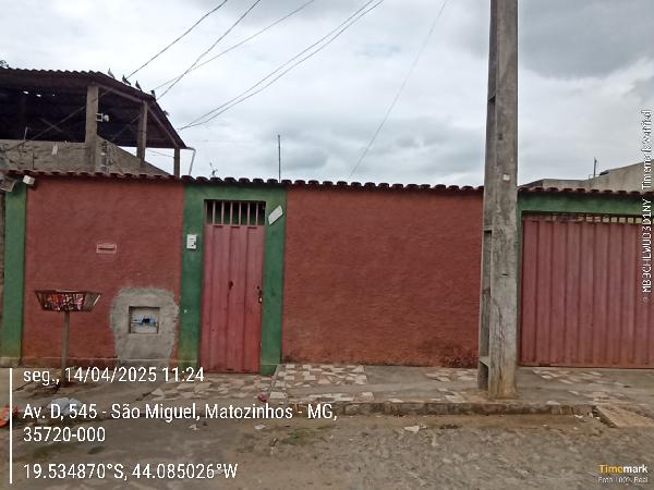 Casa, Bairro São Miguel, Matozinhos, MG