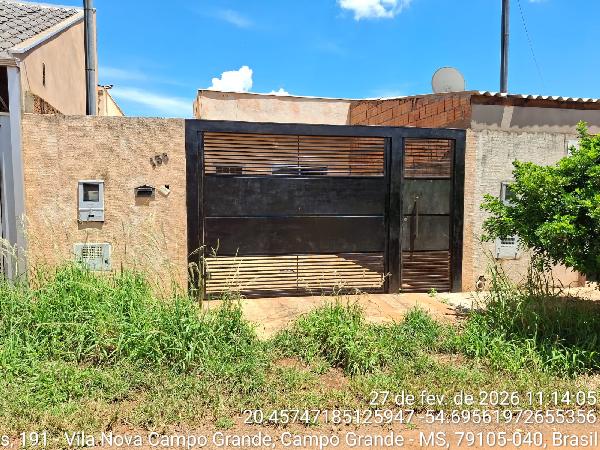 Casa, Vila Nova Campo Grande, Campo Grande, MS