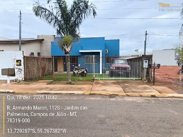 Casa, Lt Jd das Palmeiras, Campos de Julio, MT