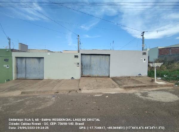 Casa, Residencial Lago de Cristal, Caldas Novas, GO