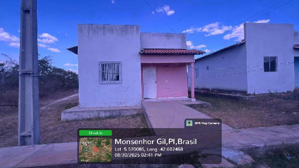 Casa, Cachoeira, Monsenhor Gil, PI