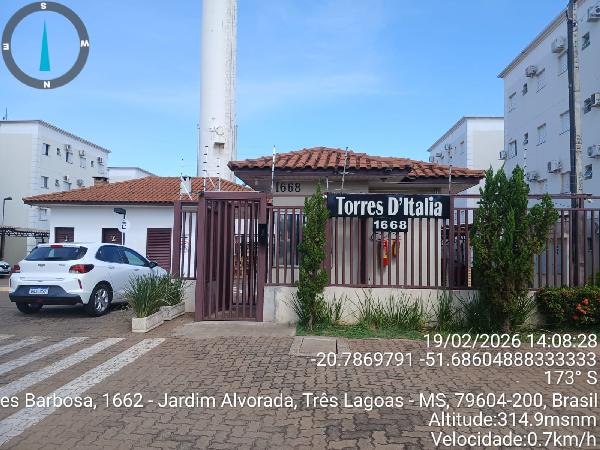 Apartamento, Jardim Cangalha, Três Lagoas, MS