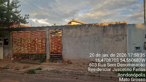 Casa, Loteamento Residencial Juscelino Ferreir, Rondonópolis, MT