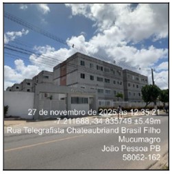 Apartamento, Mucumagro, João Pessoa, PB