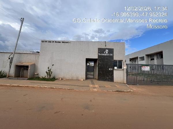 Apartamento, Mansões Recreio Mossoró, Cidade Ocidental, GO