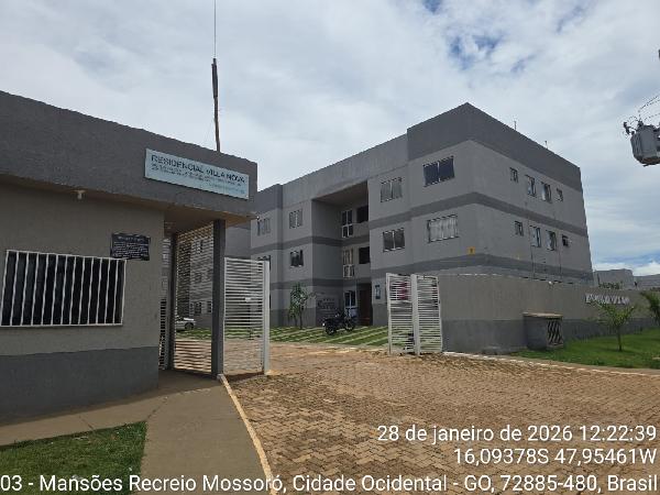 Apartamento, Mansões Recreio Mossoró, Cidade Ocidental, GO