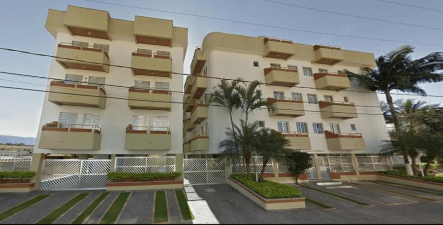 Ubatuba- apto 02 dorm- sala- cozinha-01 vaga-55,81m² úteis