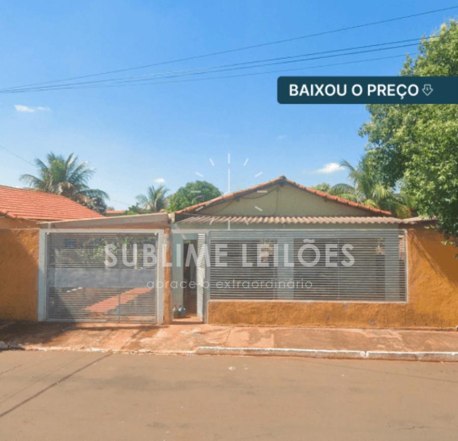 Casa em santa rita d’oeste - terreno de 493m² | constr. de 130m²
